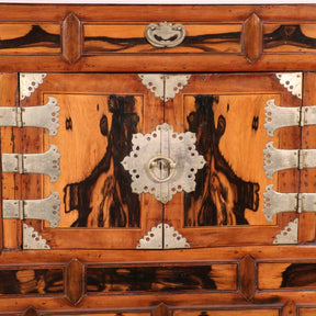 Cabinet On Stand from Korea made from Persimmon Wood - late 19thC