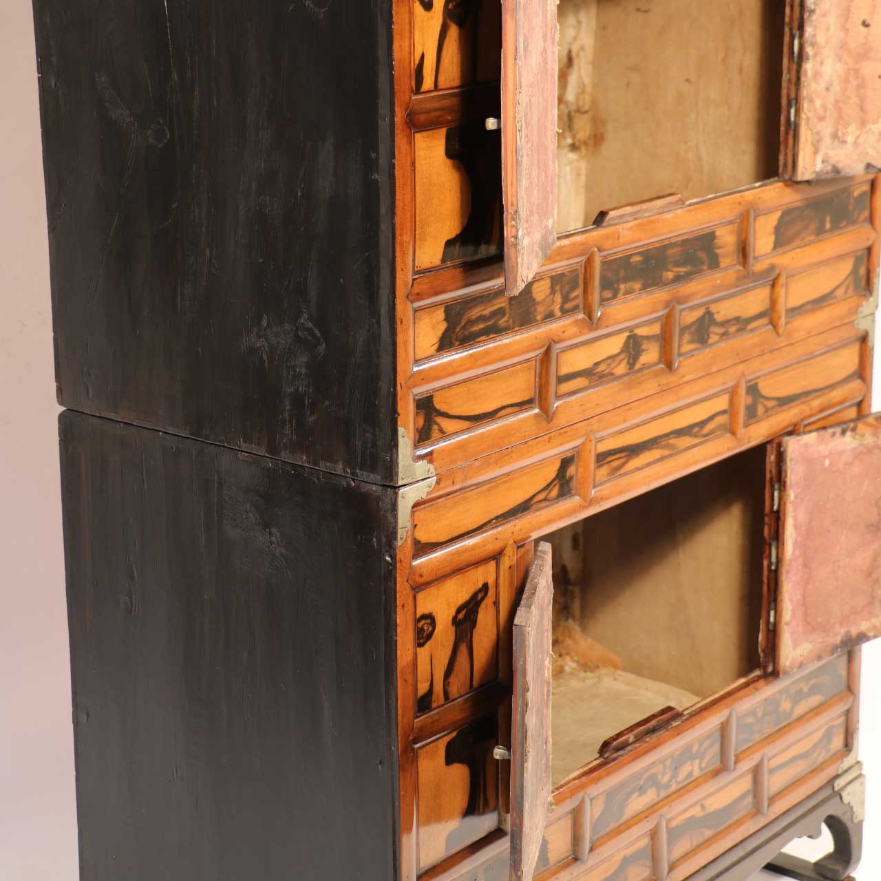 Cabinet On Stand from Korea made from Persimmon Wood - late 19thC