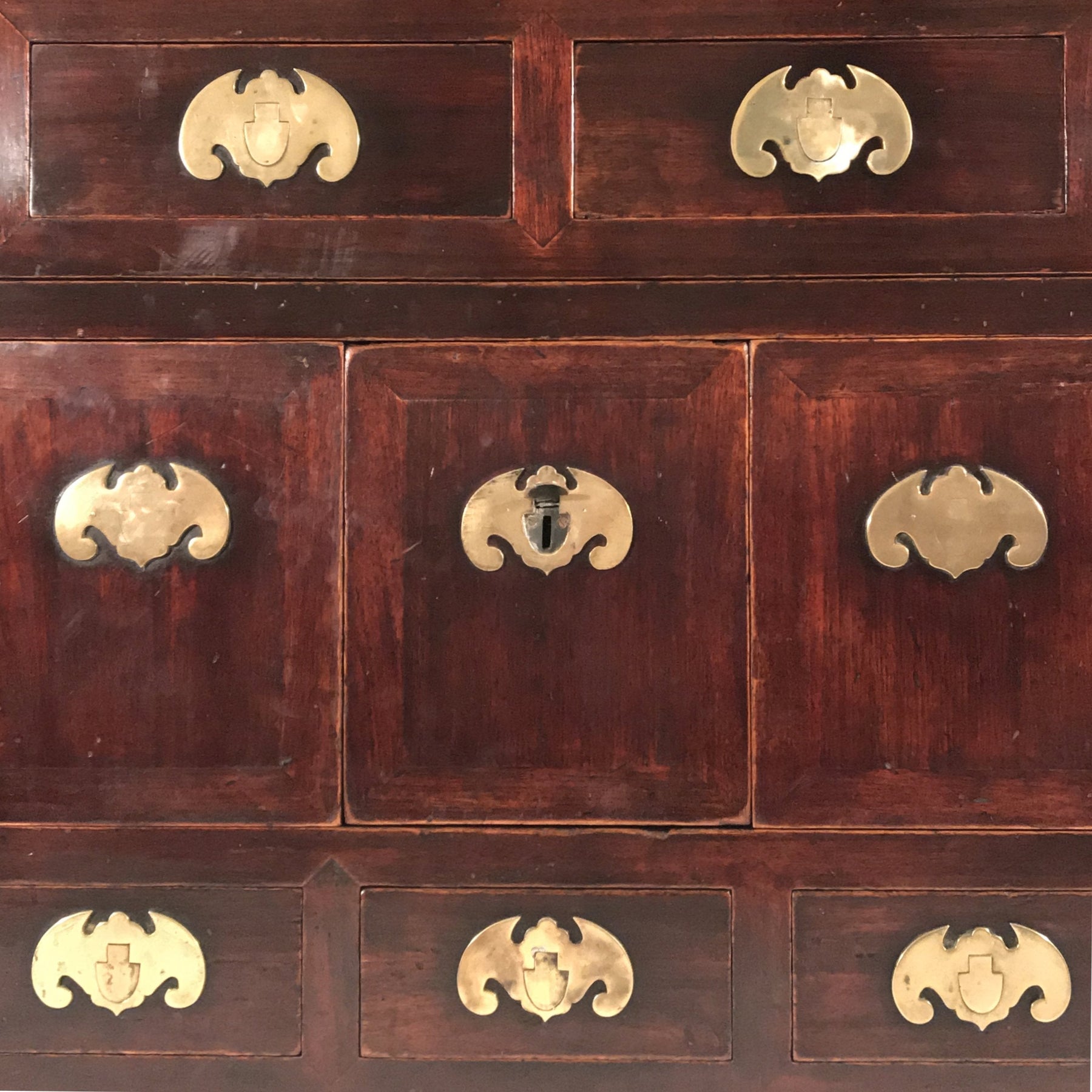 Glazed Tianjin Display Cabinet From China - 19thC