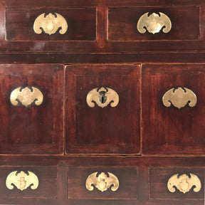 Glazed Tianjin Display Cabinet From China - 19thC