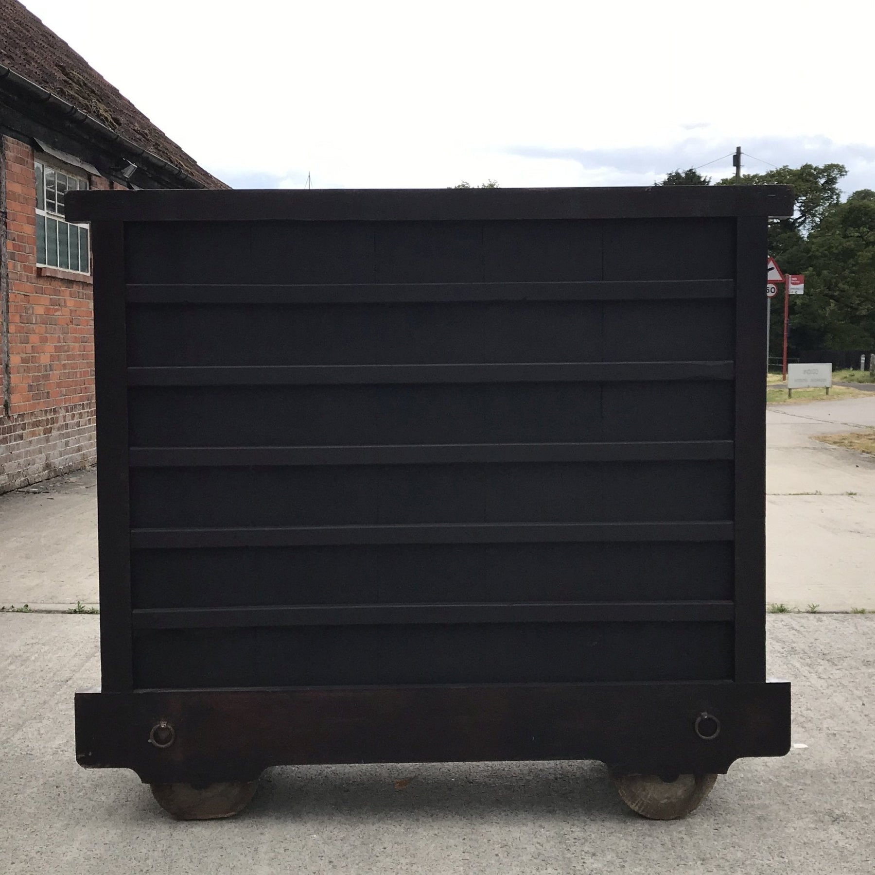 Japanese Kuruma-Dansu Wheeled Chest - Meiji Period