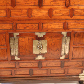 Korean Cabinet - late 19thC - Zelkova Wood Front
