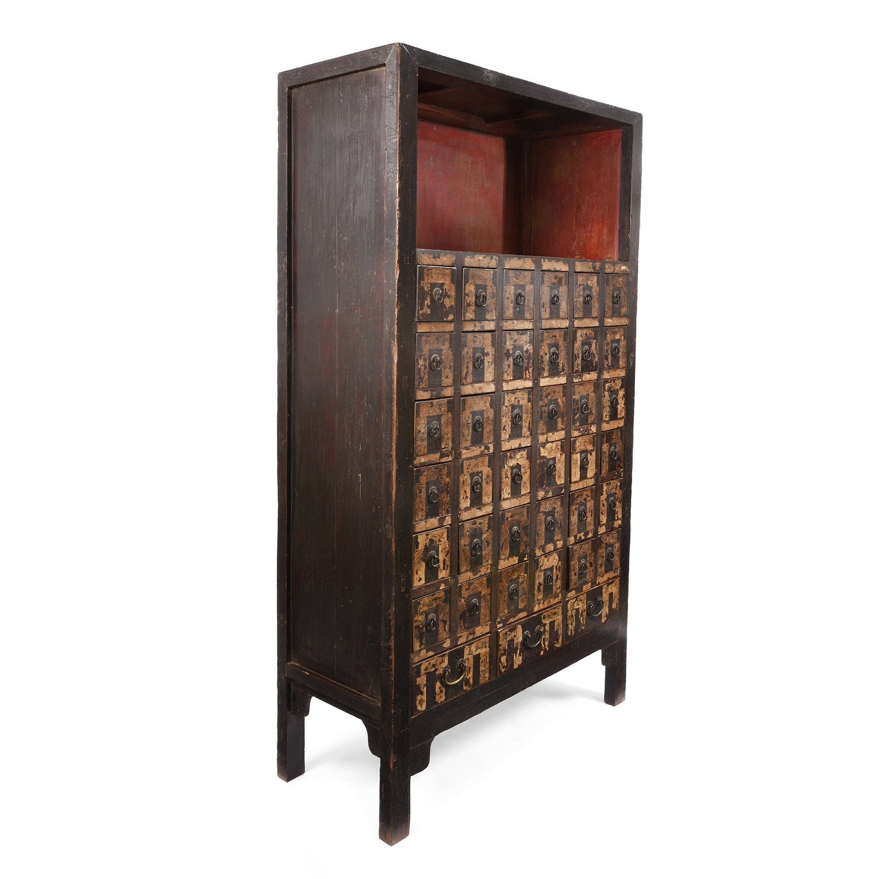 Lacquer Apothecary Chest From Shanxi - 19thC