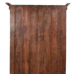 Painted Indian Glazed Book Cabinet From Maharashtra - 19thC