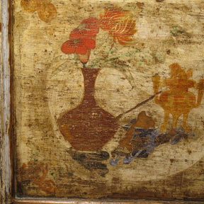 Painted Tibetan Cabinet from 19th century Qinghai