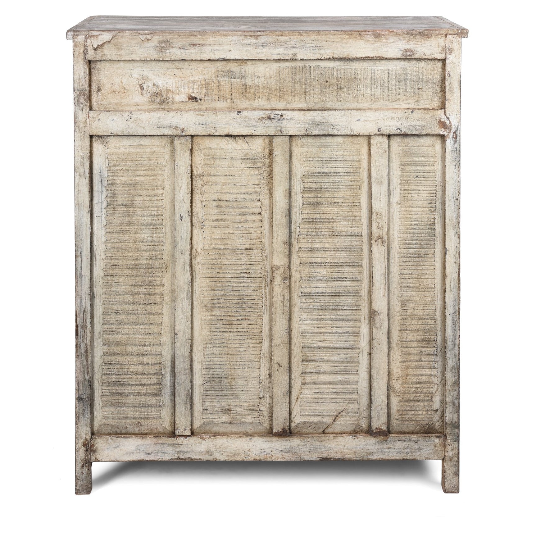Vintage Painted Indian Kitchen Cabinet From Gujarat - Ca 1920