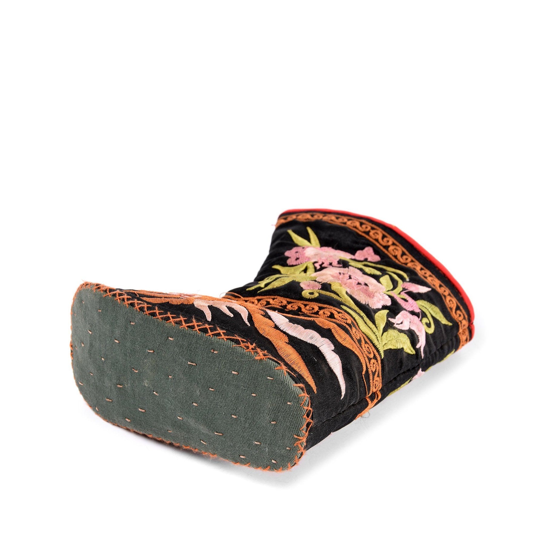 Embroidered Childs Boots from North China - Ca 50 yrs old