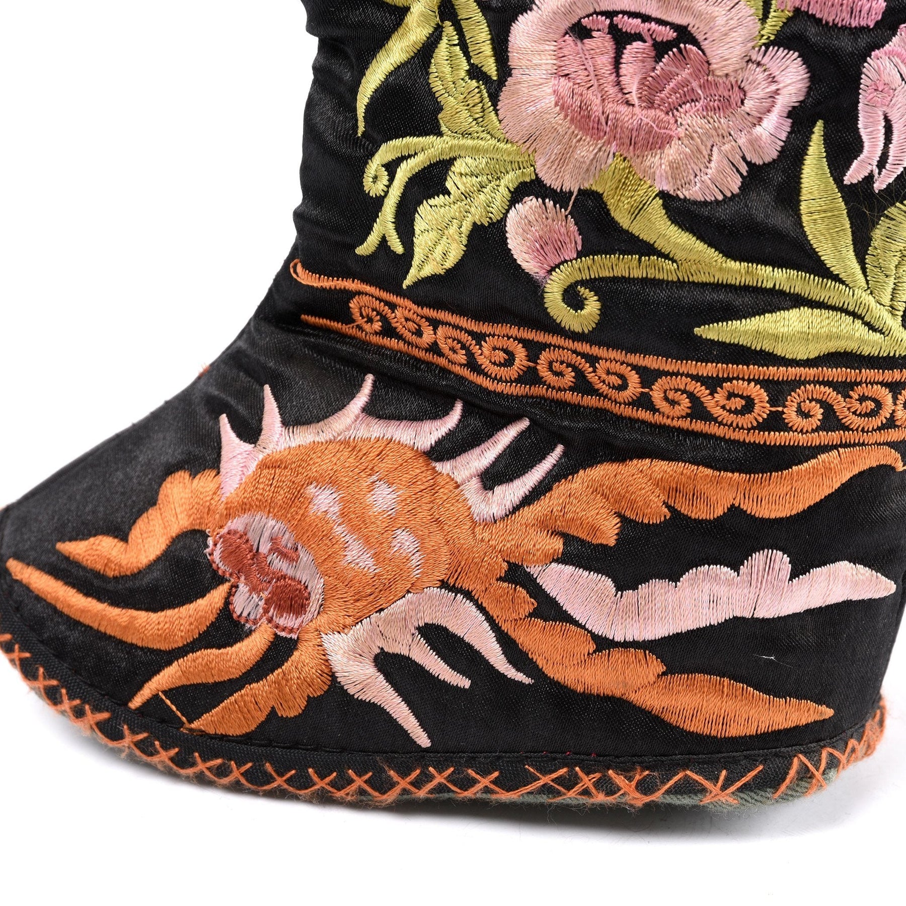 Embroidered Childs Boots from North China - Ca 50 yrs old