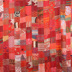 Patola Sari Bedspread Throw (King)