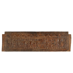 Carved Santal Tribal Panel - 19thC