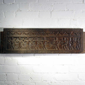 Carved Santal Tribal Panel - 19thC
