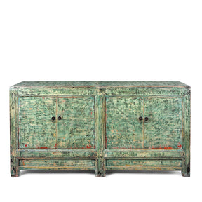 Mint Painted Sideboard From Shanxi