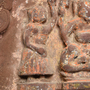 Carved Stone Doorway Lintel with Ganesh Carving - 19thC