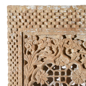 Indian Stone Jali Panel From Jaiselmer - 19thC