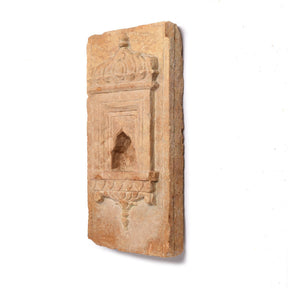 Old Indian Stone Lamp Niche From Jaisalmer- 19thC