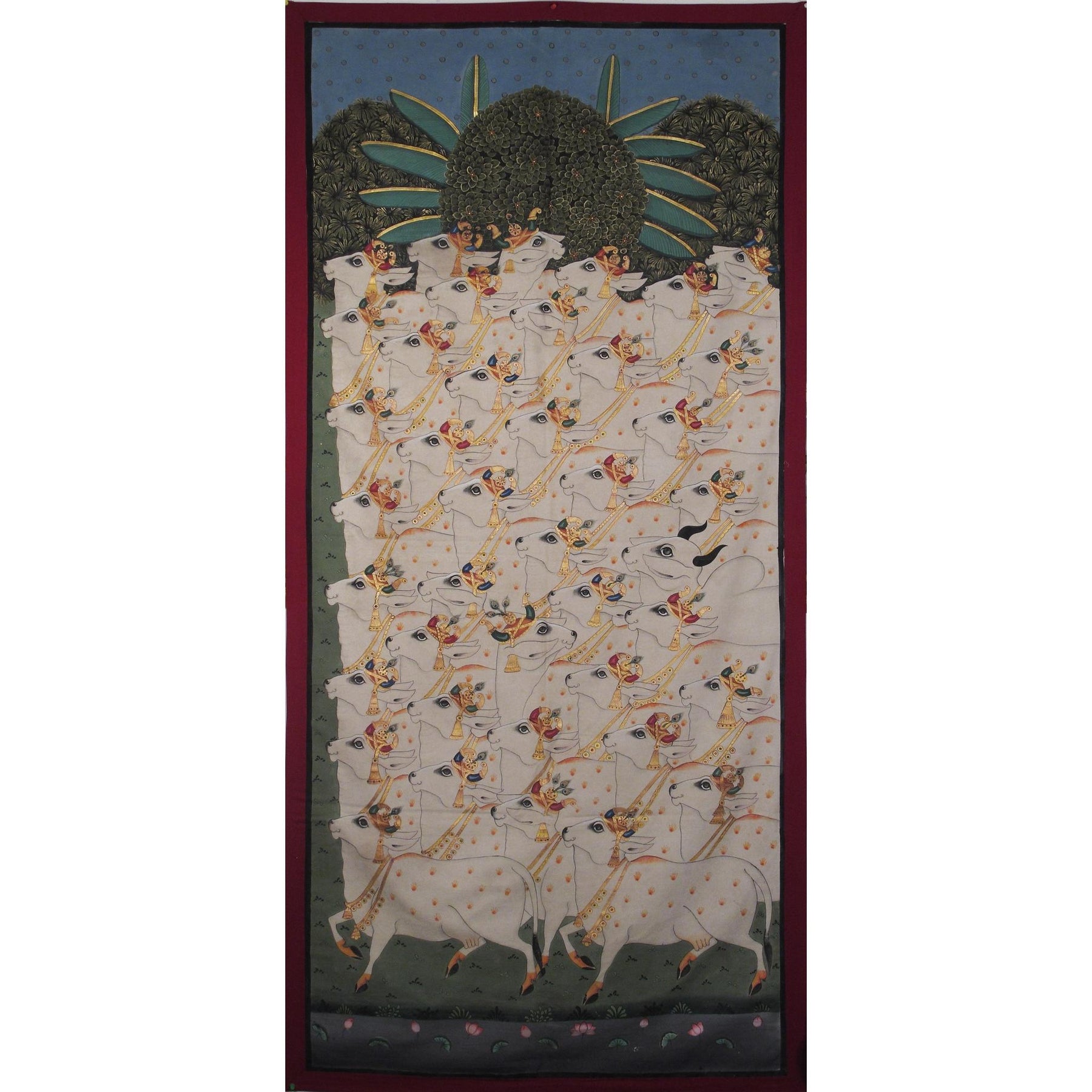 Painted Pichwai From Nathdwara - Rajasthan