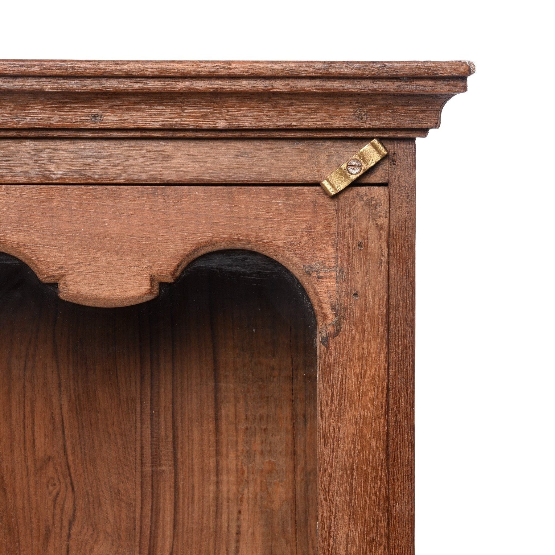 Glazed Teak Wall Cabinet From Gujarat - Ca 1930