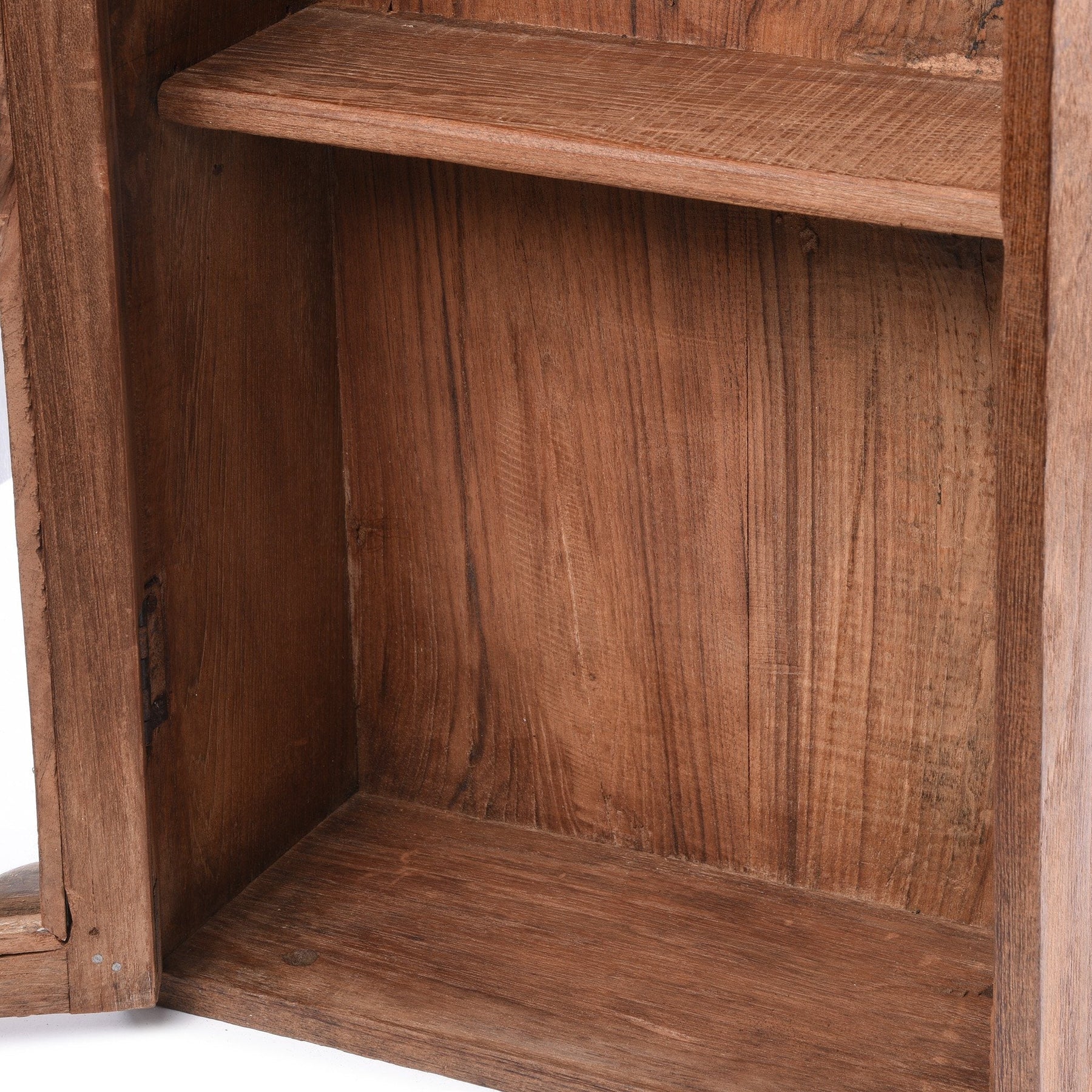 Glazed Teak Wall Cabinet From Gujarat - Ca 1930