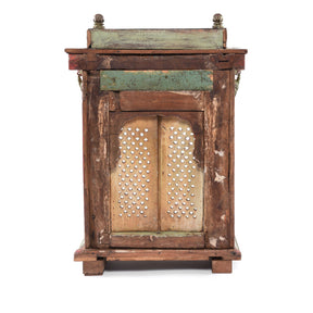 Painted Teak Shrine From Gujarat - 18thC