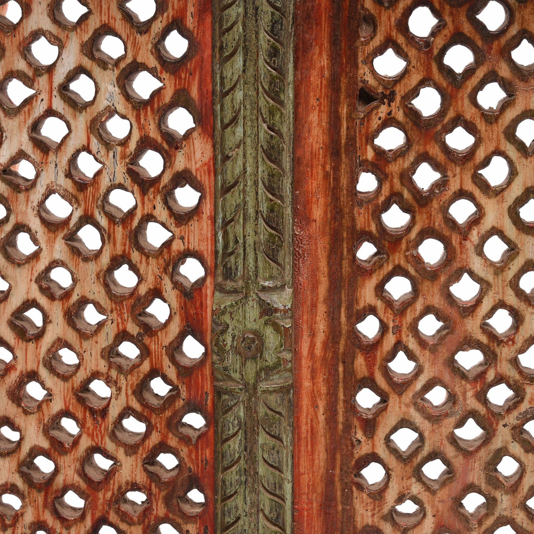 Painted Teak Shrine From Gujarat - 18thC