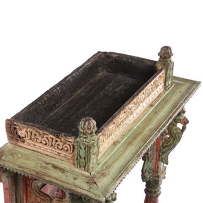 Painted Teak Shrine From Gujarat - 18thC