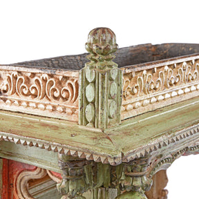 Painted Teak Shrine From Gujarat - 18thC