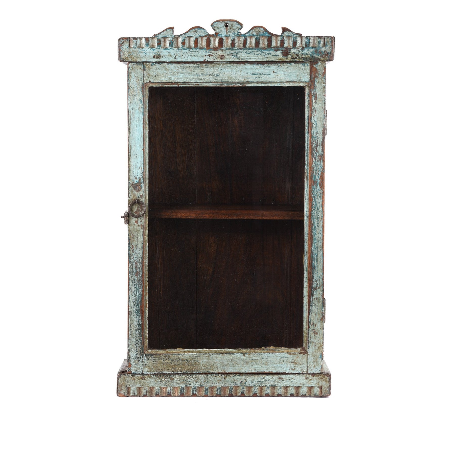Painted Wall Cabinet From Gujarat - Ca 1930's