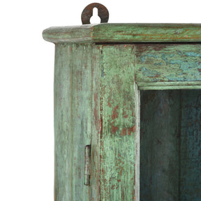 Painted Wall Cabinet From Gujarat - Ca 1930's