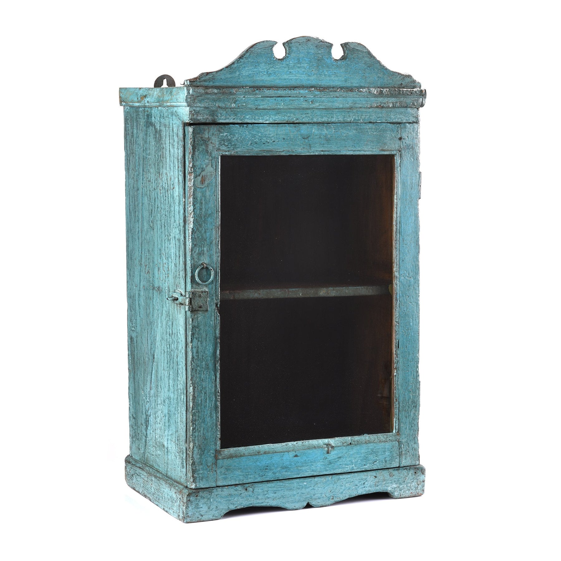 Painted Wall Cabinet From Gujarat - Ca 1930's