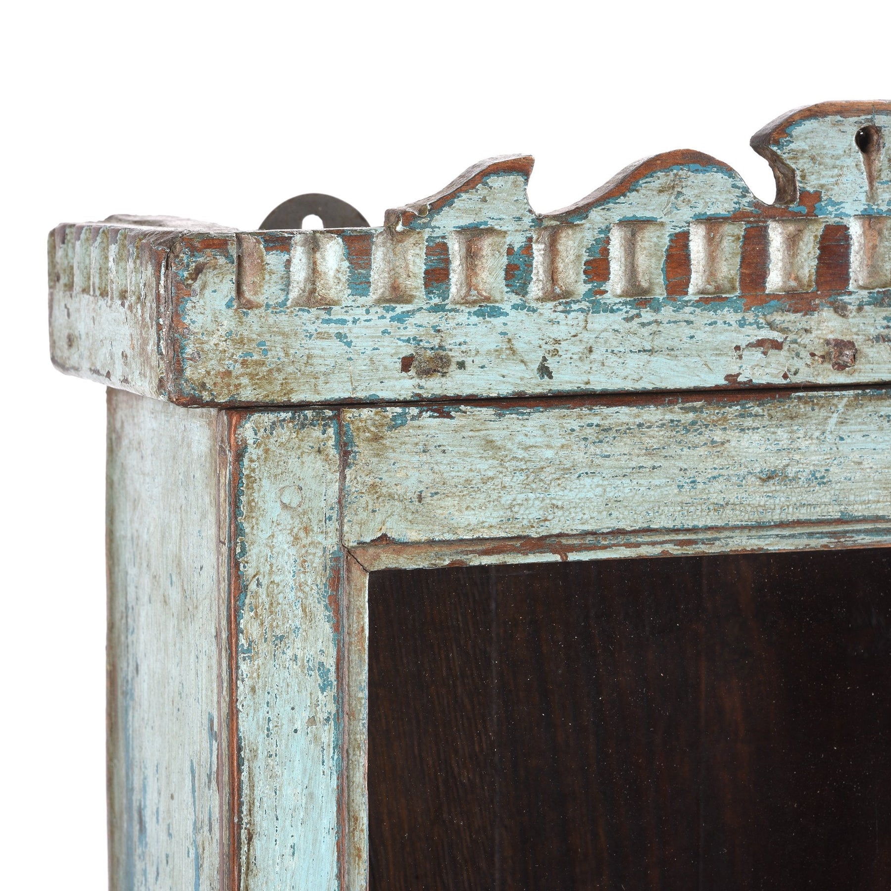 Painted Wall Cabinet From Gujarat - Ca 1930's