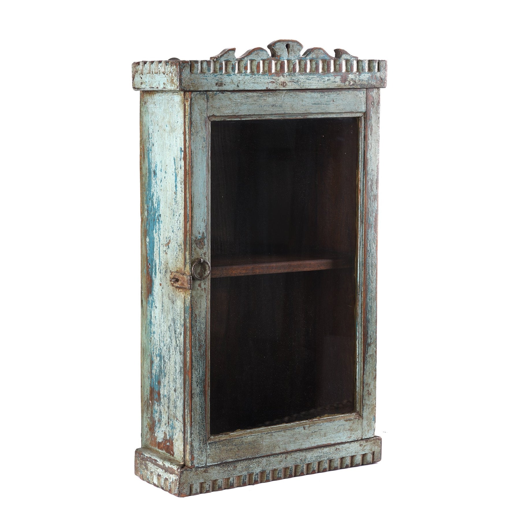 Painted Wall Cabinet From Gujarat - Ca 1930's