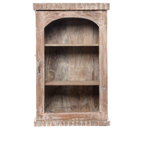 Vintage Glazed Teak Wall Cabinet From Gujarat - Ca 1930