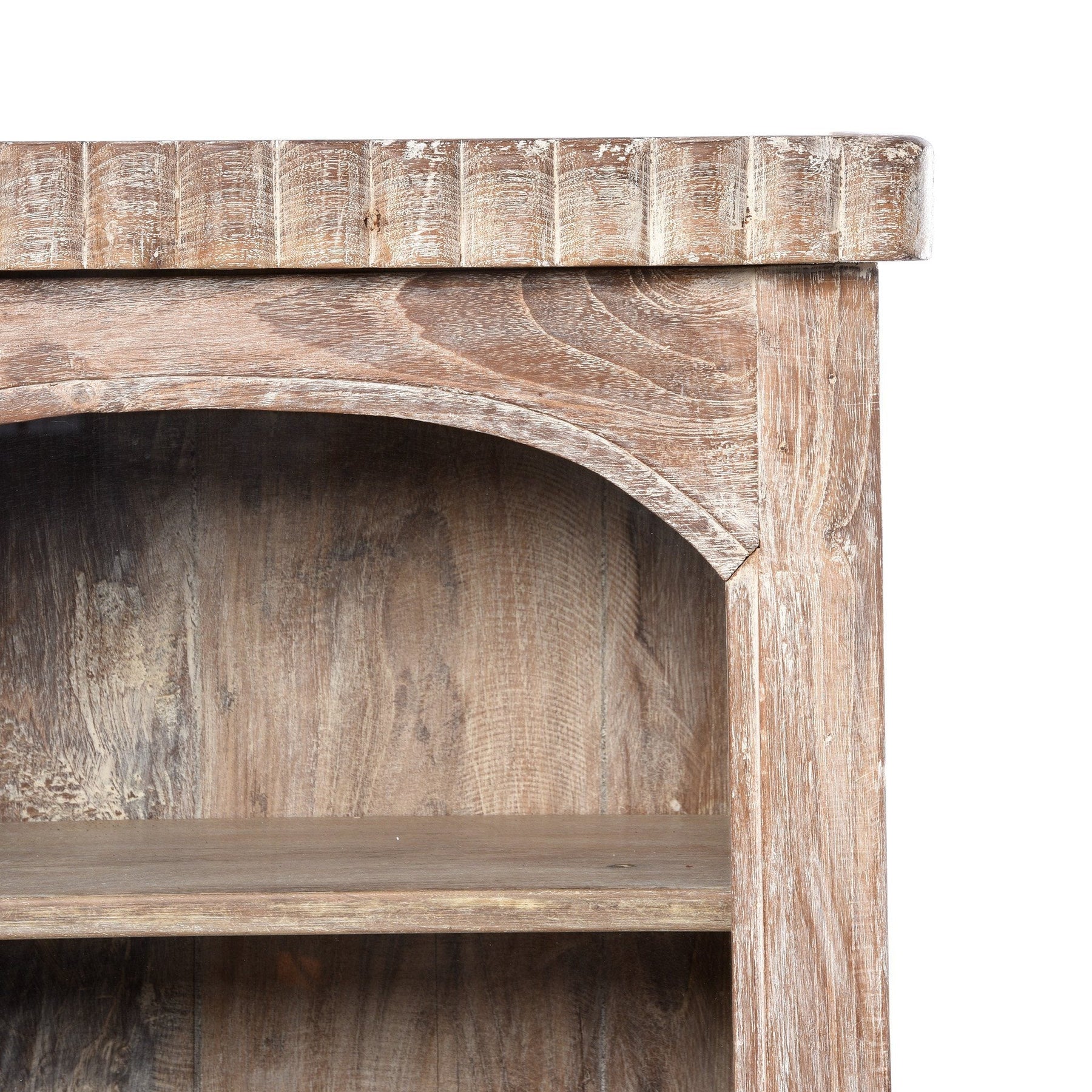 Vintage Glazed Teak Wall Cabinet From Gujarat - Ca 1930